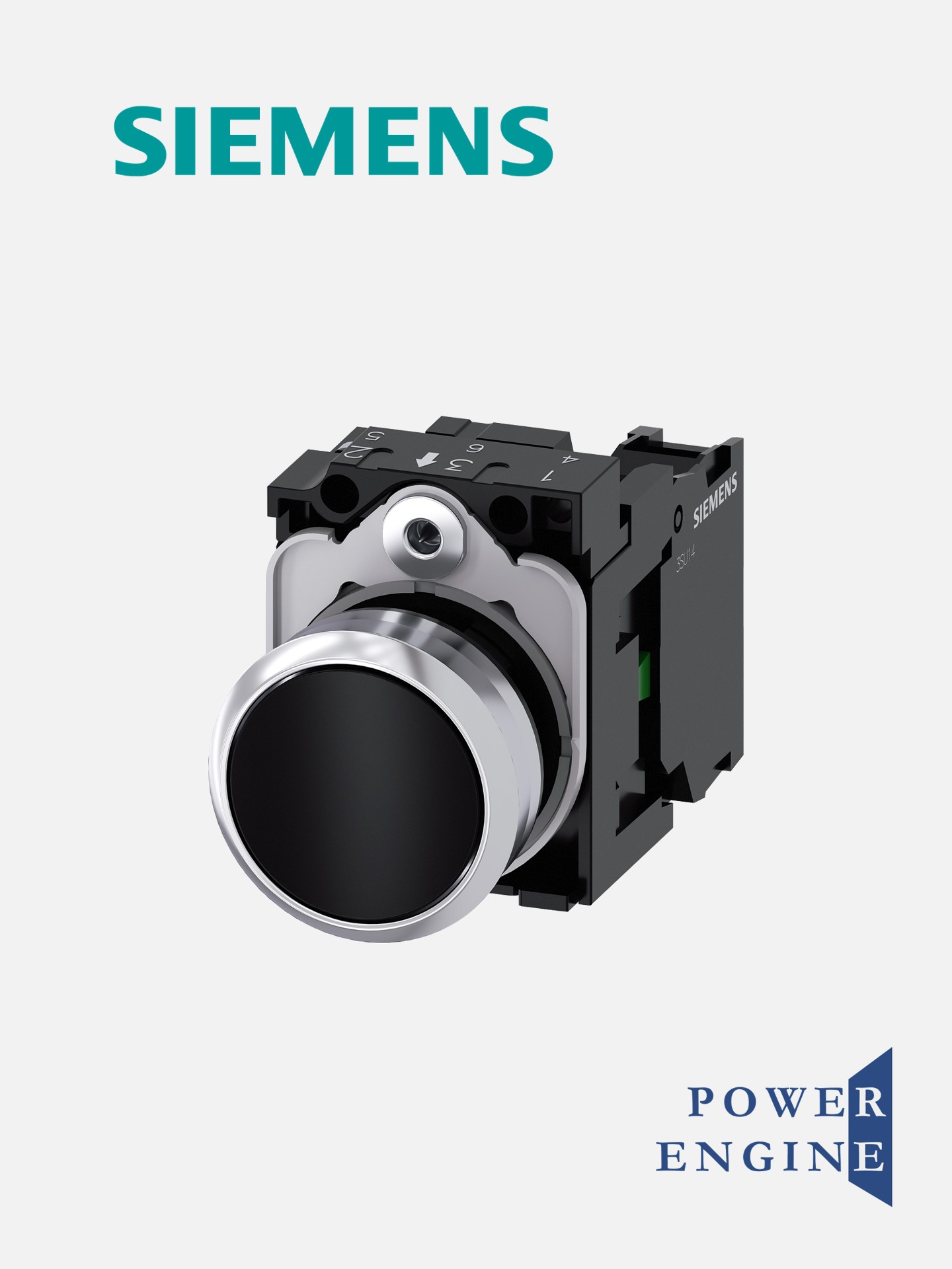 PULSADOR NEGRO 1NA SIEMENS