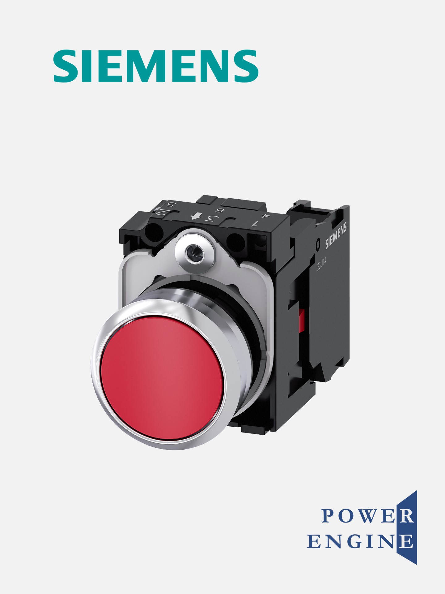 PULSADOR ROJO 1 NC SIEMENS