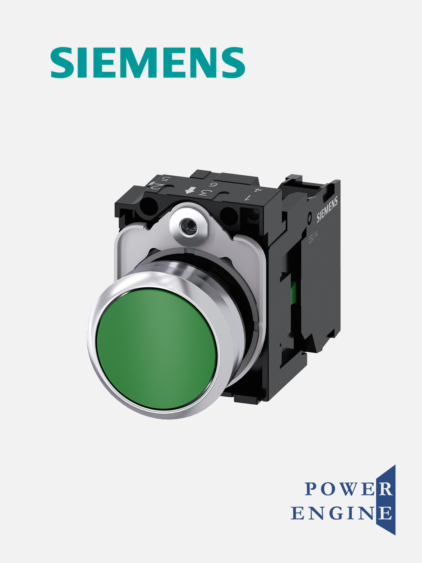 PULSADOR VERDE 1 NA SIEMENS