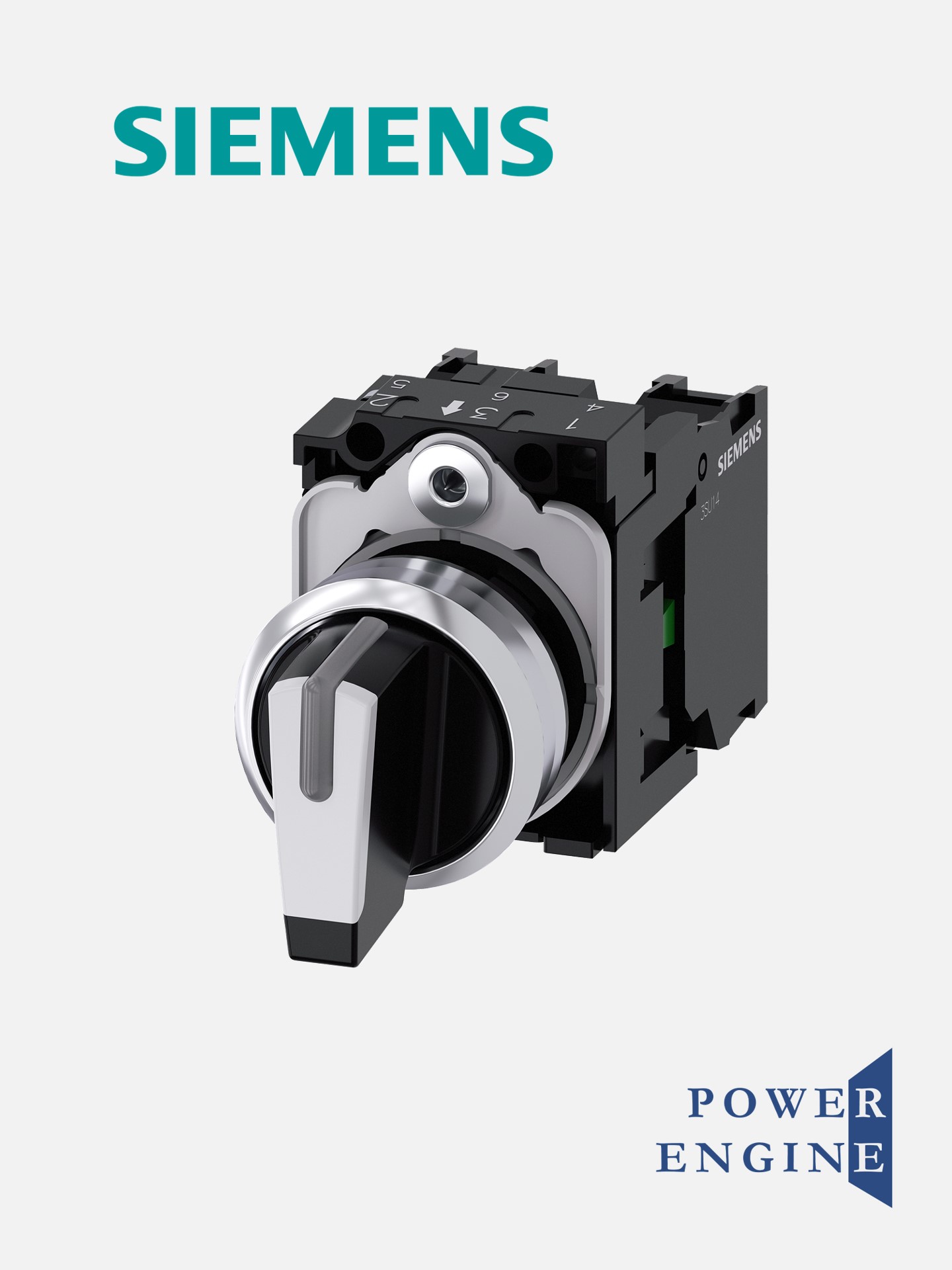 SELECTOR DE POSICION 0 - I - II (1 NA + 1 NA) SIEMENS
